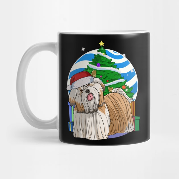 Shih Tzu Santa Christmas Decoration Gift by Noseking